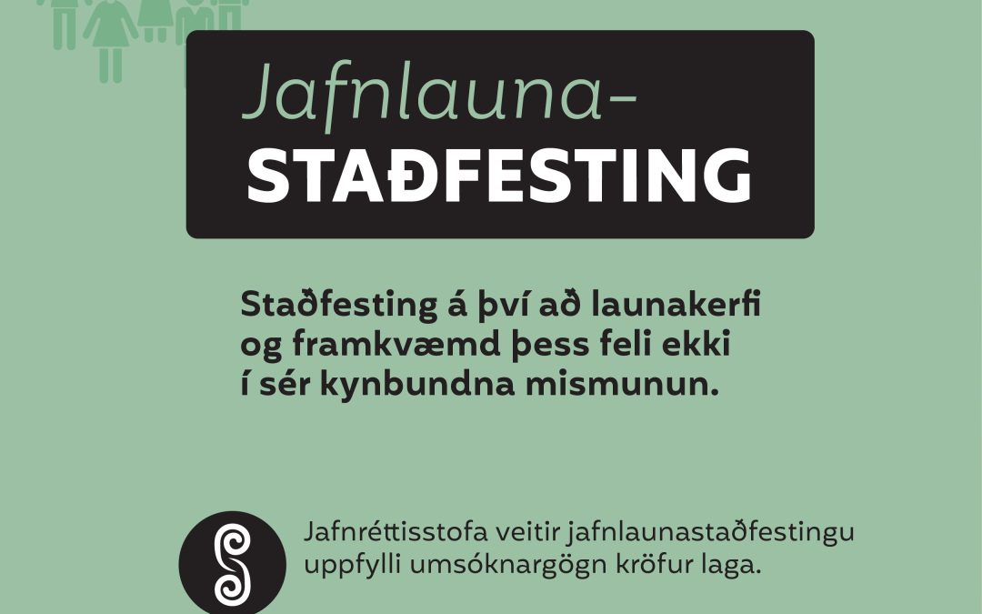Eignaumsjón komin með jafnlaunastaðfestingu Jafnréttisstofu